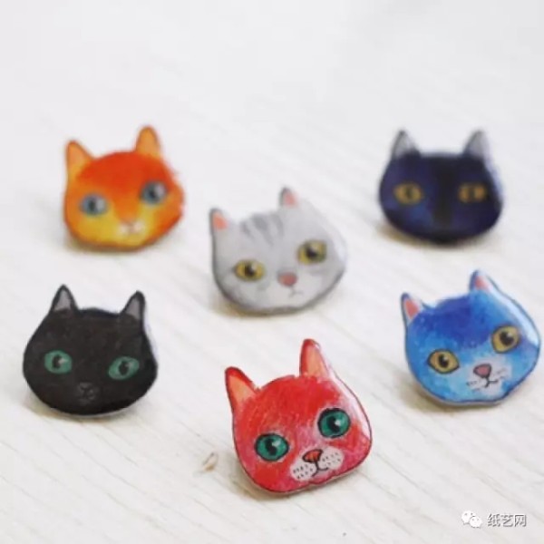 The cute and beautiful animal brooch material made of heat-shrinkable film is here!