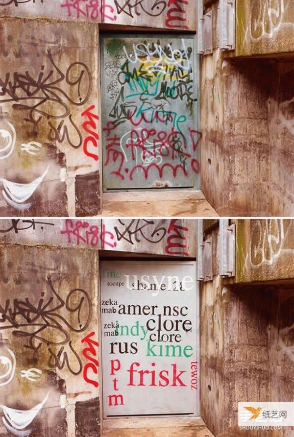 All the mysteries are solved! Directly turn graffiti into serious fonts