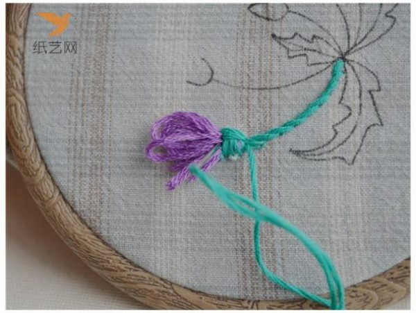 Embroidery Tutorial Three-dimensional Dandelion Embroidery Tutorial