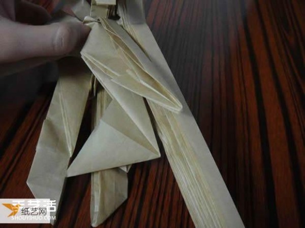 Origami tutorial for Shakugan anime character Shana