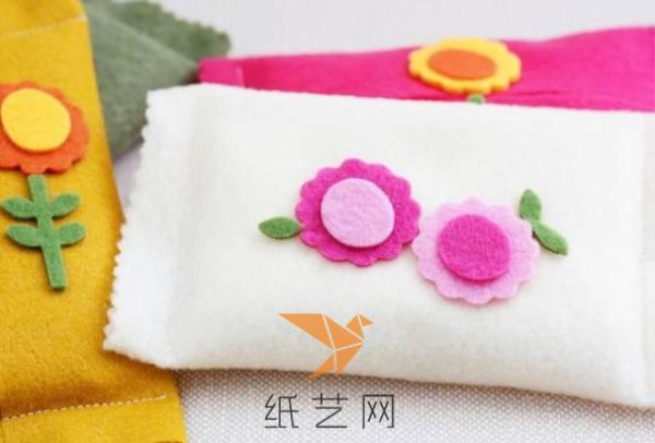 Small and fresh non-woven tissue bag making tutorial