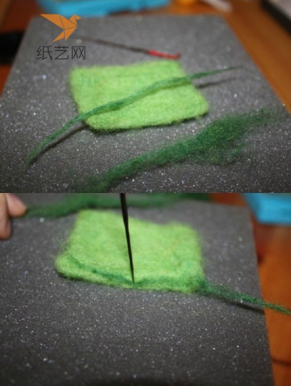 Embroidery felt wool felt DIY production tutorial