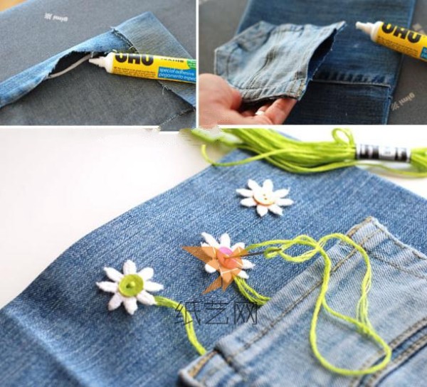 Tutorial on reusing old jeans to create a fresh diary cover