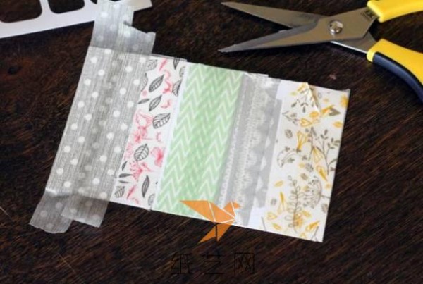 Simple and beautiful washi tape tutorial for making greeting cards