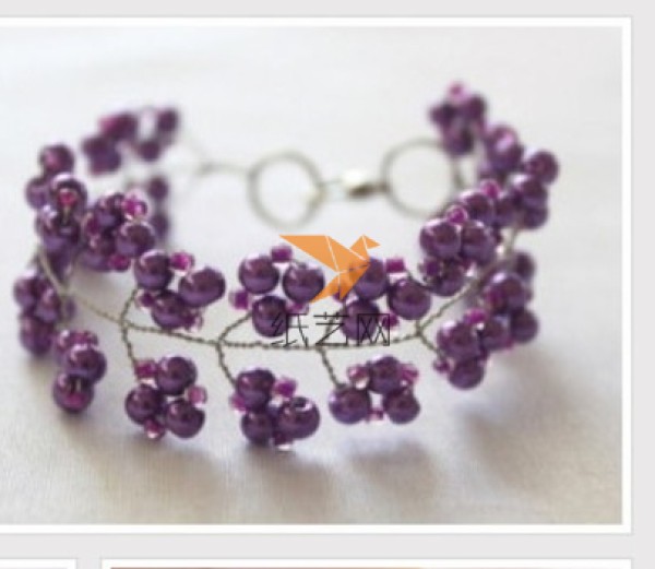 Purple Grape Beaded Necklace Making Tutorial Beading Tutorial