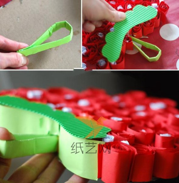 Tutorial on making simple and effective handmade heart-shaped Valentines Day decorations