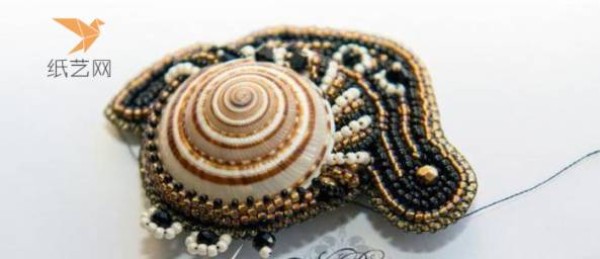 Beaded Embroidery Snail Making Tutorial Beaded Embroidery Tutorial