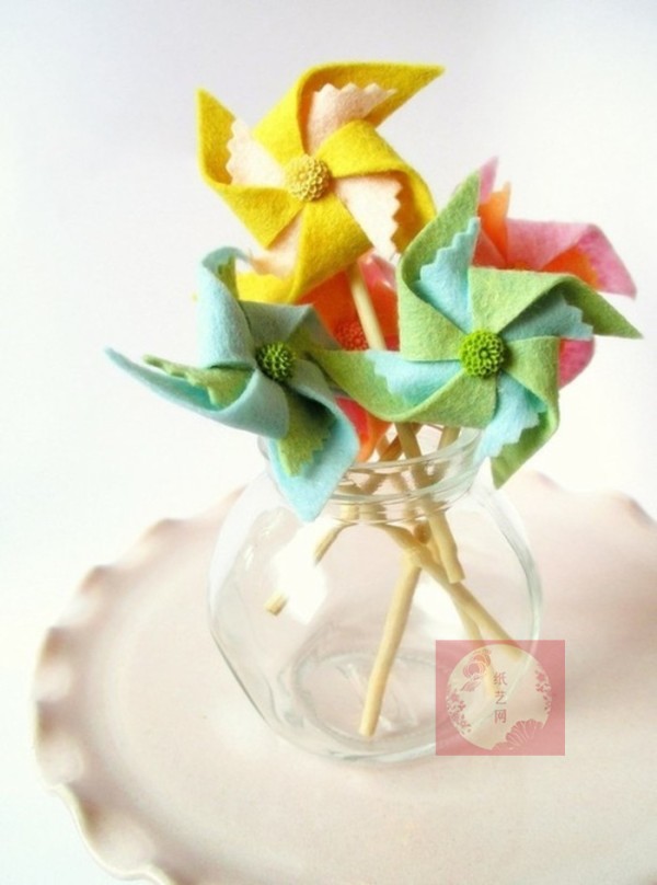 Can you make paper pinwheels? Windmills can also be used for decoration! !