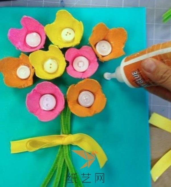 New Year decoration flower decoration painting production tutorial