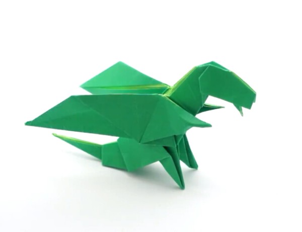 Origami Encyclopedia Western Origami Dragon Handmade Video Tutorial