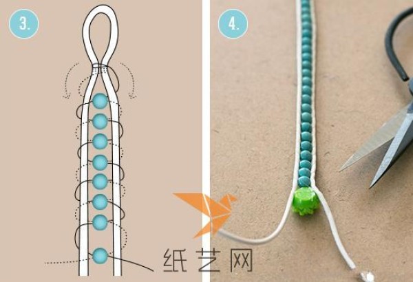 Small and fresh beaded bracelet weaving tutorial