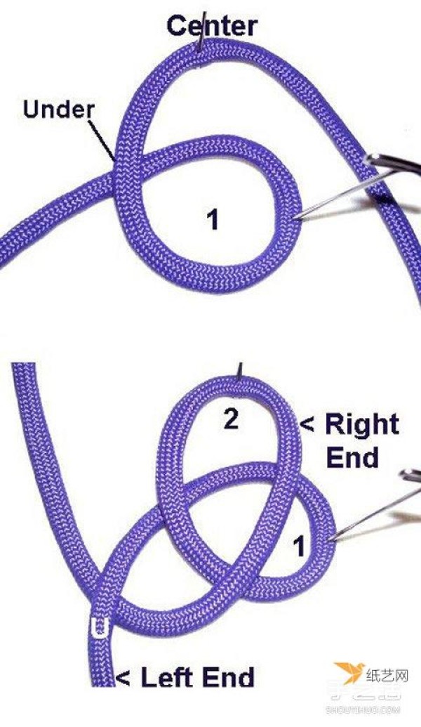 Knots for exorcism and protection: illustrations of how to weave Cloud Knot and Solomons Seal Knot