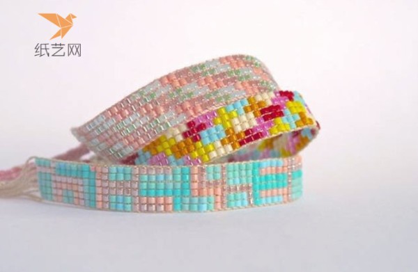 Wanjun Heart Beaded Bracelet Making Tutorial Beading Tutorial