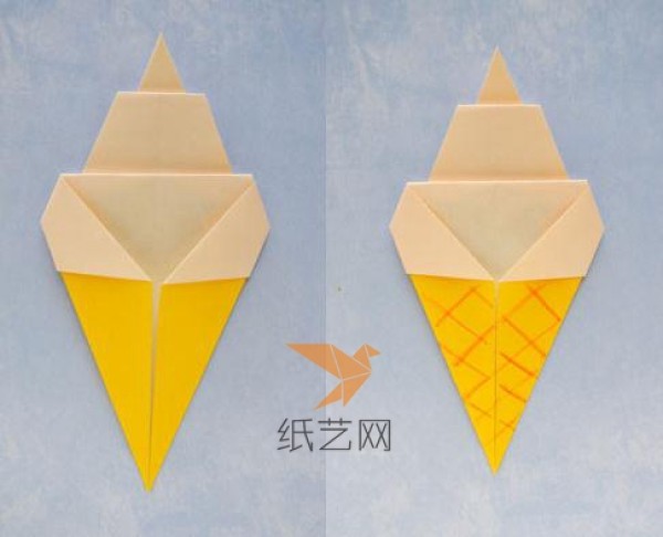 Cute Origami Ice Cream Making Tutorial