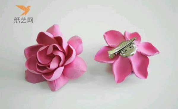 Pottery Tutorial Tutorial on Making Small Peony Flower Hairpins from Soft Clay