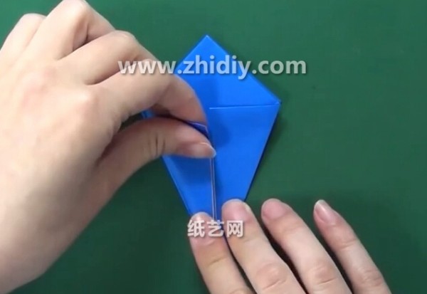 Origami method of paper crane One-legged paper crane origami tutorial