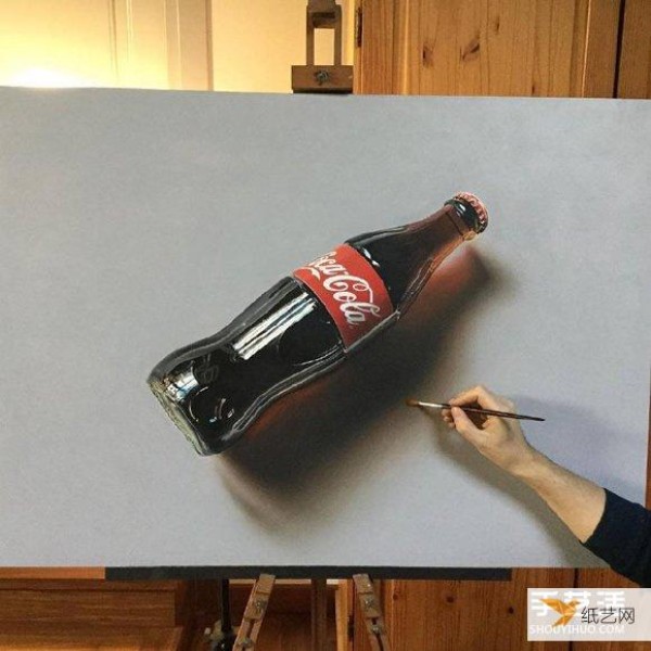 Appreciation of super realistic three-dimensional paintings that are so lifelike that people cannot believe it