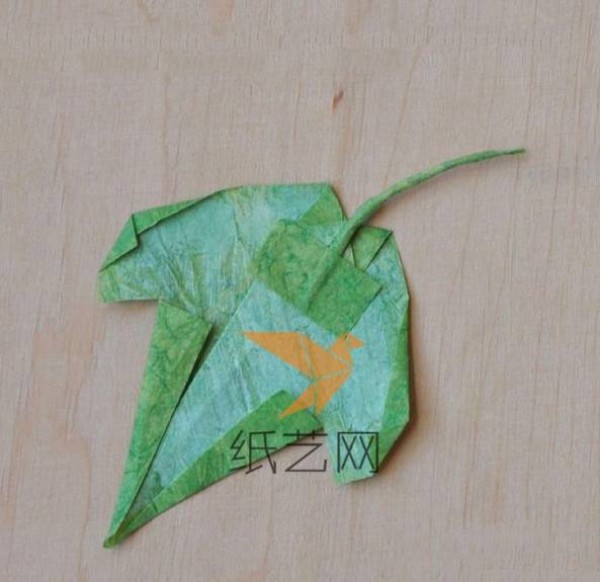 Beautiful handmade New Year greeting card paper art leaf making tutorial