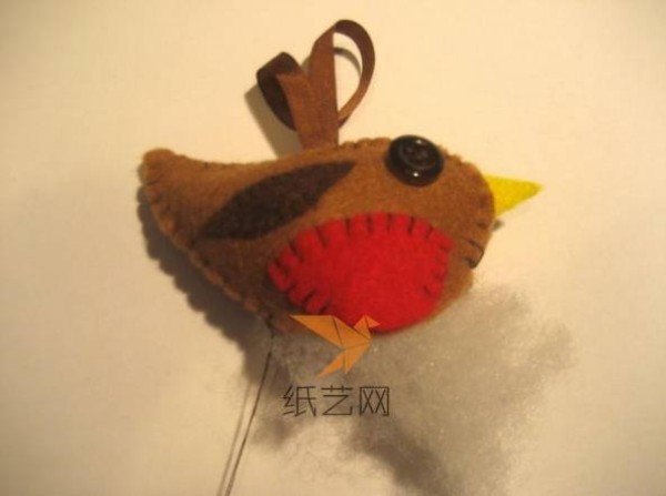 Cute non-woven bird doll New Year gift