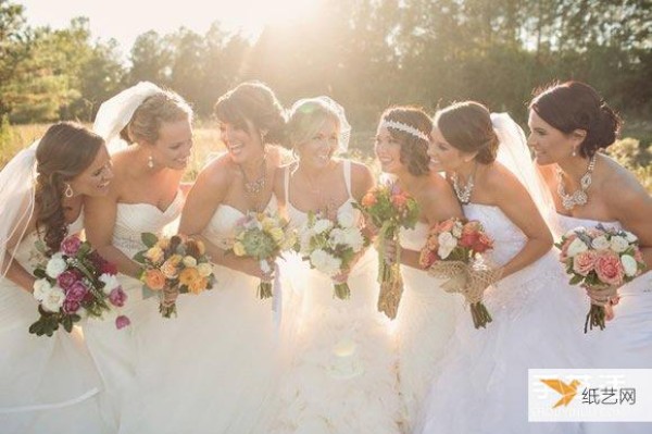 Happiness is taking wedding photos and holding a wedding with your best friend