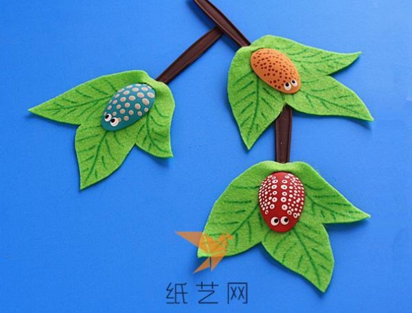 Cute spoon ladybug handmade tutorial for children