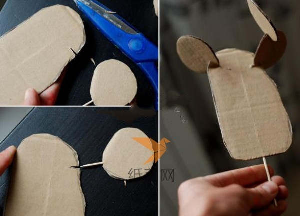 Make cute cactus out of cardboard