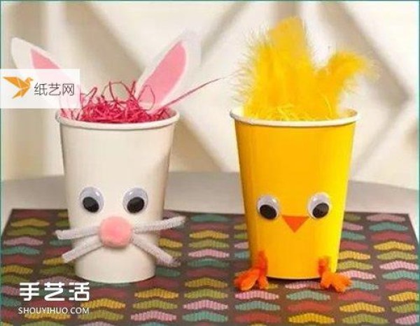 How to make paper cup animals by hand