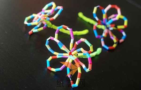 Cute handmade straw flower tutorial for children