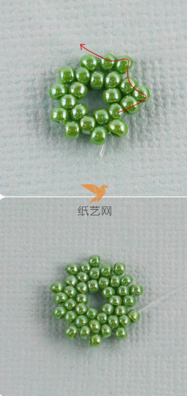 Beaded Ball Ornament Handmade Beading Tutorial