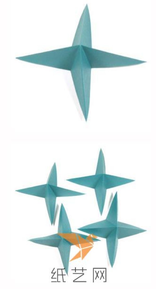 Tutorial on making a wonderfully shaped three-dimensional star origami module