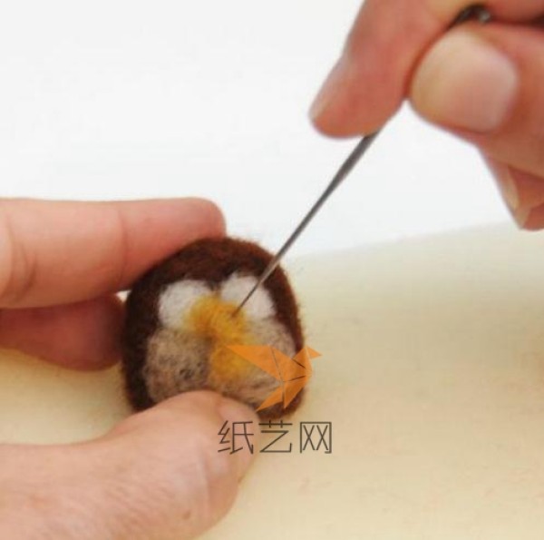 Tutorial on how to make a cute wool felt owl