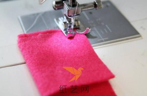 Cute non-woven key chain bag making tutorial