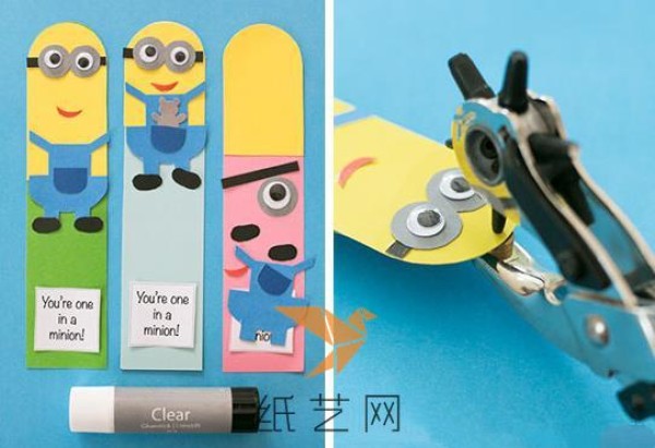 Cute Minion Bookmark New Year Gift Making Tutorial