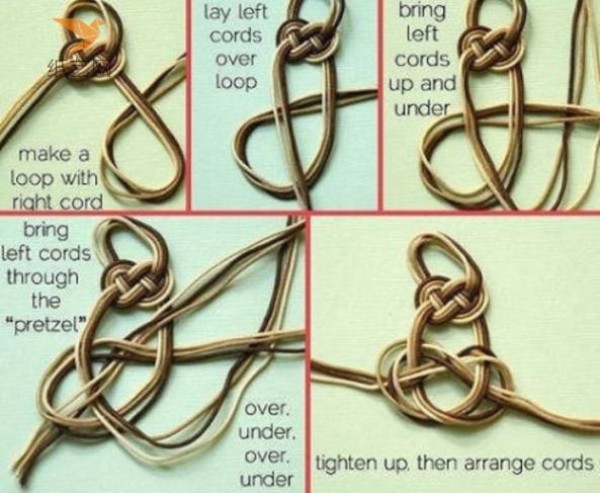 Weaving tutorial Simple and elegant three-color braided bracelet making tutorial