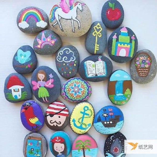 The Art of Turning Stones into Treasures Showcasing Cute Pictures of Hand-painted Pebbles