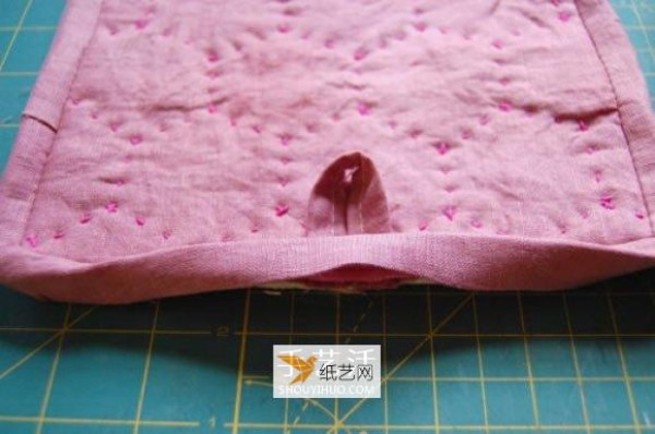 How to make your own fabric dining table insulation mat