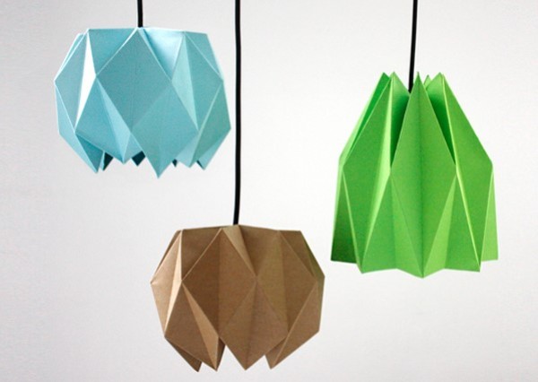 Art Paper Art Origami Lamp Shade Origami Illustrated Tutorial