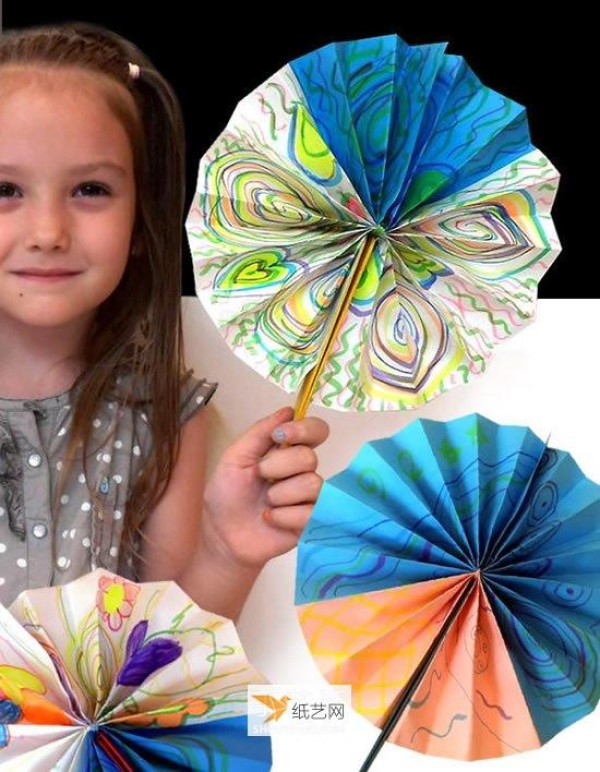 How to make a personalized circular fan for children