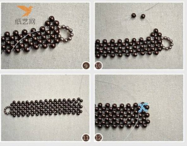 Beading Tutorial Black Beauty Smurfs Beaded Bracelet Making Tutorial