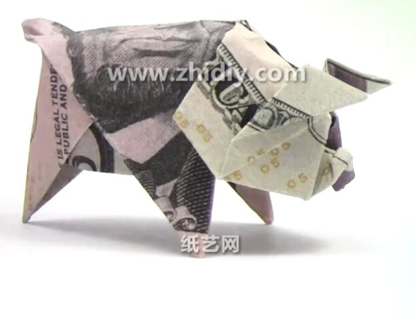 Origami Dollar Pig Origami Video Tutorial