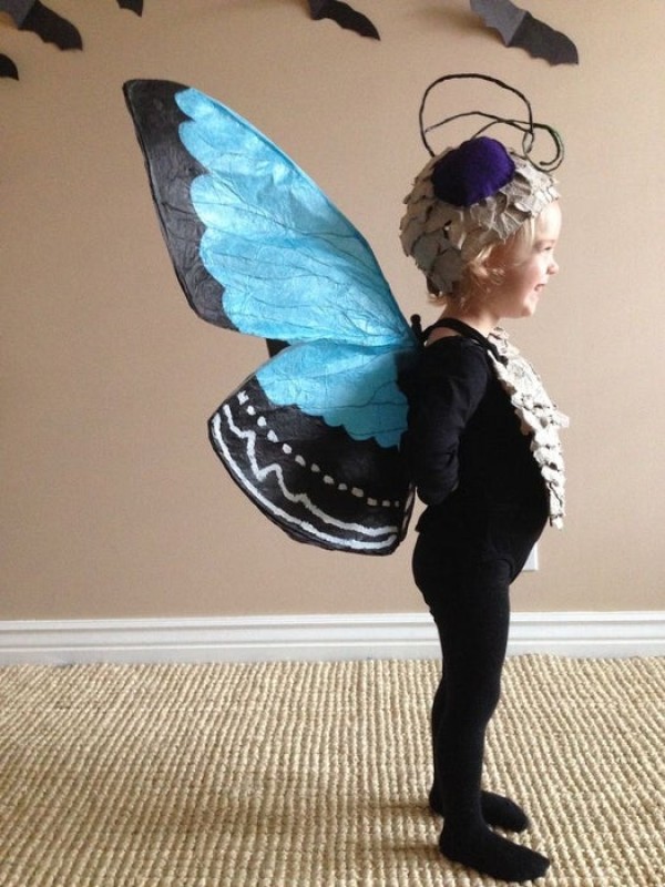 take off! Make beautiful butterfly wings and fly! Paper craft butterfly wings tutorial!