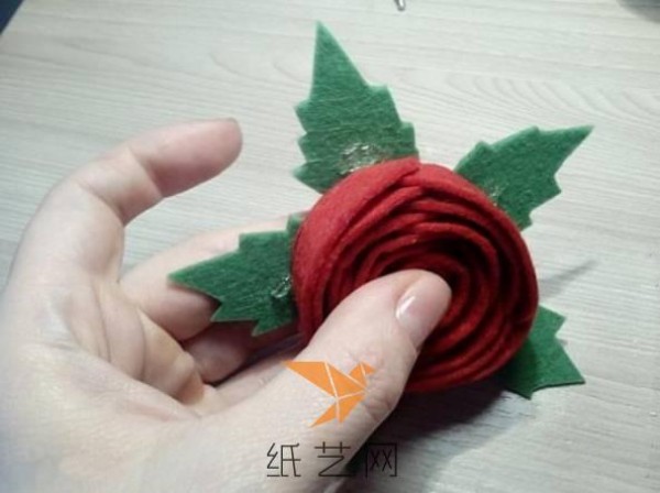 Nonwoven rose flower Valentine’s Day gift decoration tutorial