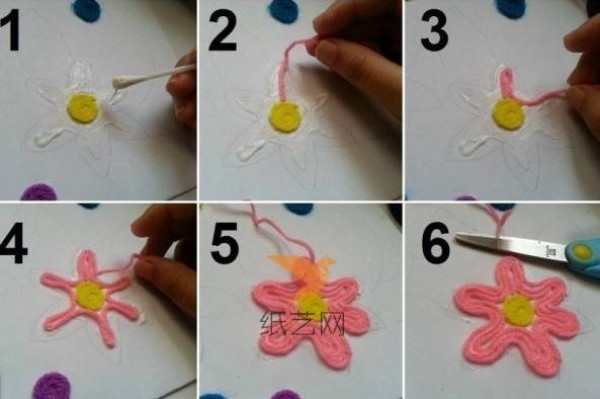 Fantastic childrens handmade yarn drawing tutorial