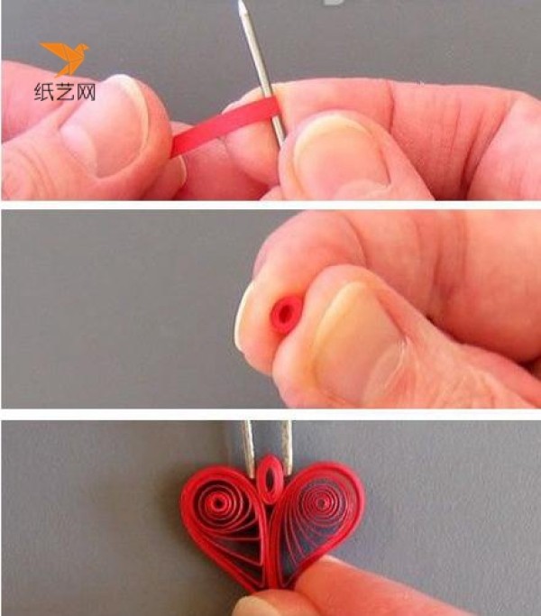 Romantic paper heart-shaped Valentine’s Day gift decoration making tutorial