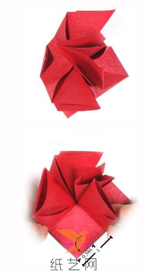 Tutorial on how to make a very rare origami sun