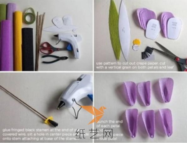 Paper art tulip making tutorial paper art tutorial