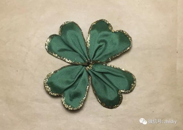 Fabric Lucky Four Leaf Clover Illustrated Tutorial