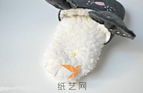 Cute little mouse cotton mop New Year gift making tutorial