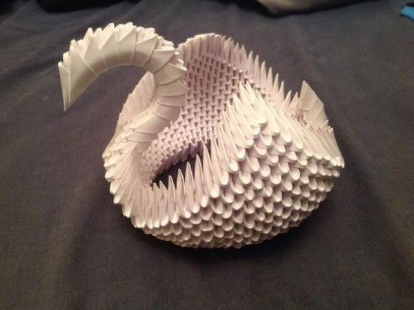 Elegant triangle swan Christmas gift making tutorial