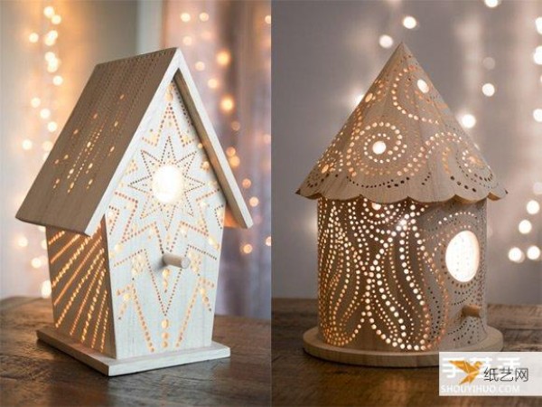 A romantic beacon at home! Fairytale wood lamp design tutorial that lights up the entire night